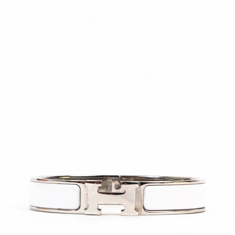 White hermes clic clac online