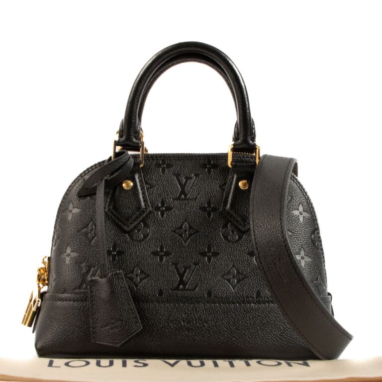 Louis Vuitton Neo Alma Bag BB Monogram Empriente Black in Grained Cowhide  Leather with Gold-tone - US