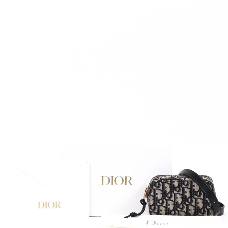 Christian Dior Oblique Belt Pouch - Blue Waist Bags, Handbags - CHR349125