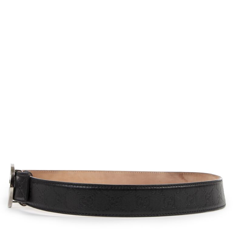 GUCCI monogram leather belt L – Wellington Hunters and Collectors