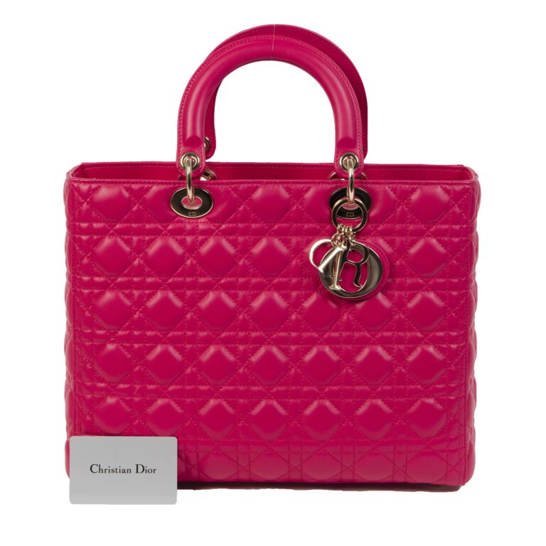 Sell Christian Dior Medium Lady Dior Bag - Pink