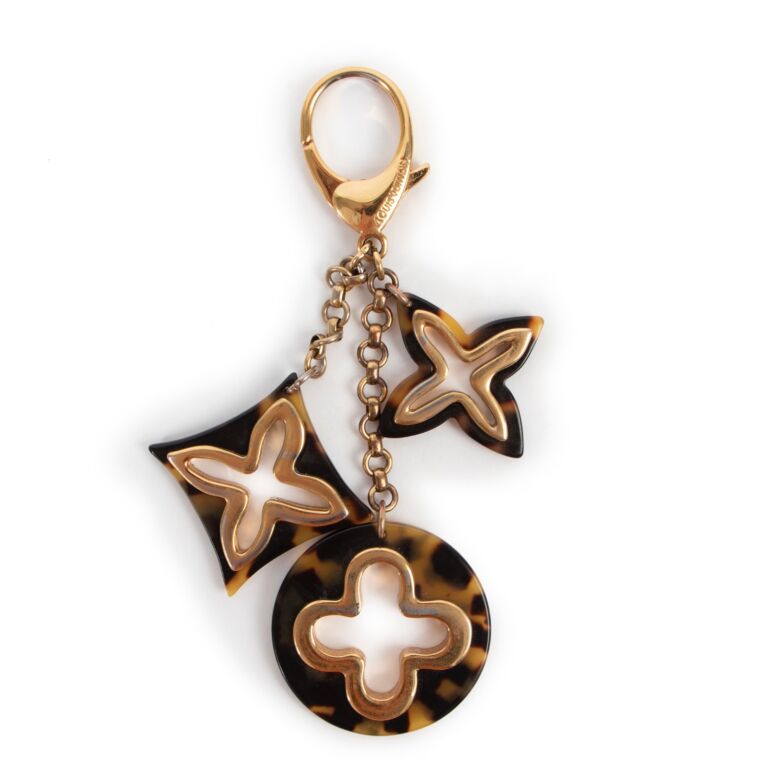 Louis Vuitton Gold Key Chain Bag Charm Labellov Buy and Sell
