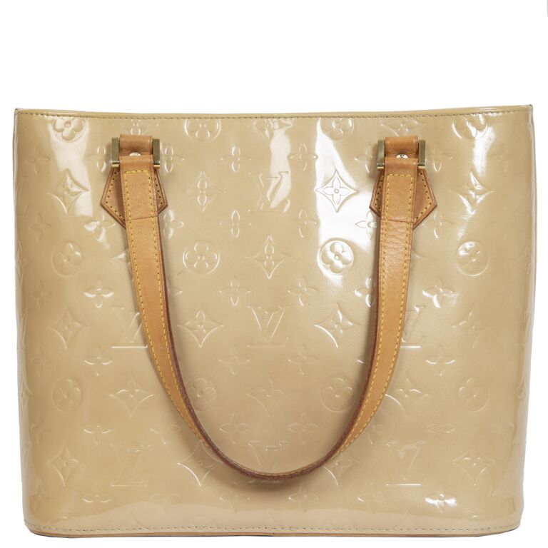 Louis Vuitton Beige Monogram Vernis Houston Bag – Dyva's Closet