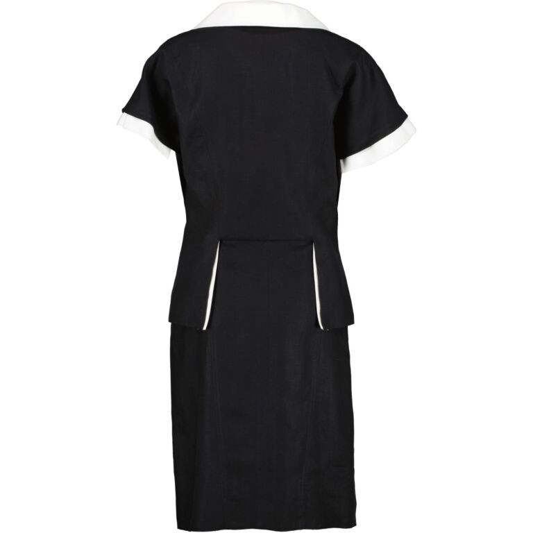 Chanel Vintage Black White Dress - Size FR 42 ○ Labellov ○ Buy