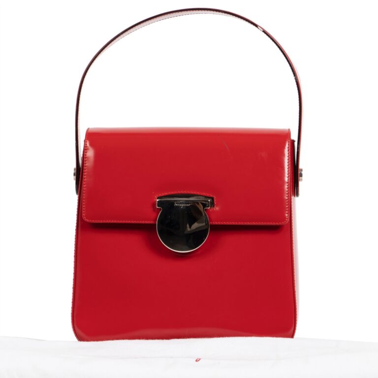 専用ページ フェラガモ<美品> クラシックフラット37.5 NAVY+RED
