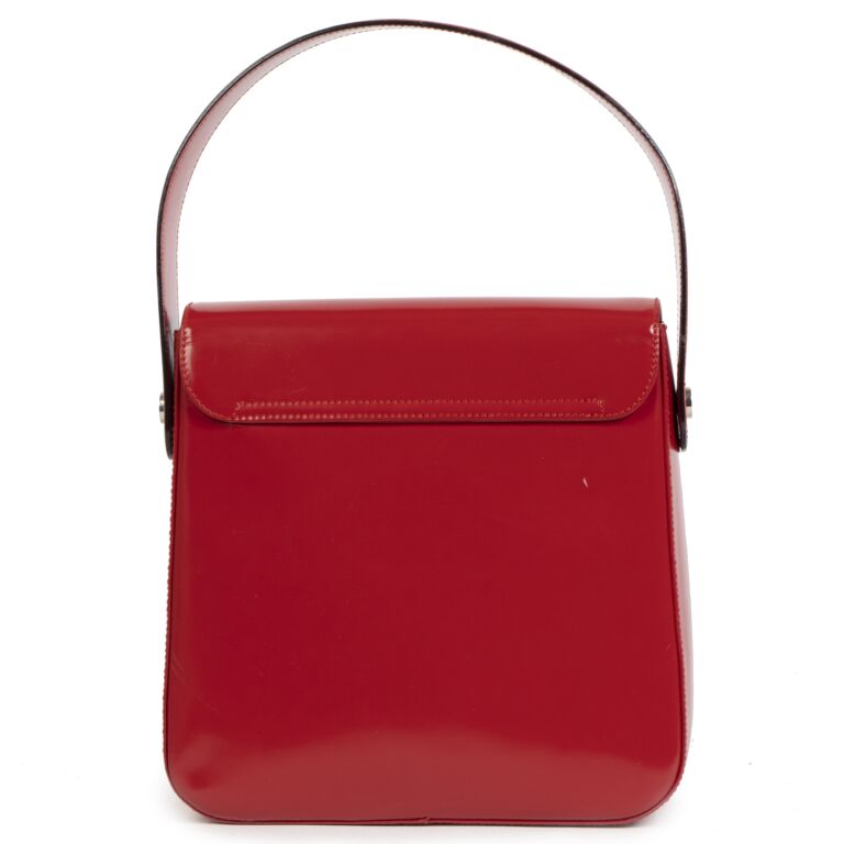 直営店☆Ferragamo☆SALE! トップハンドル マイクロバッグ 赤 Iconic Top Handle (S) - Women | Ferragamo