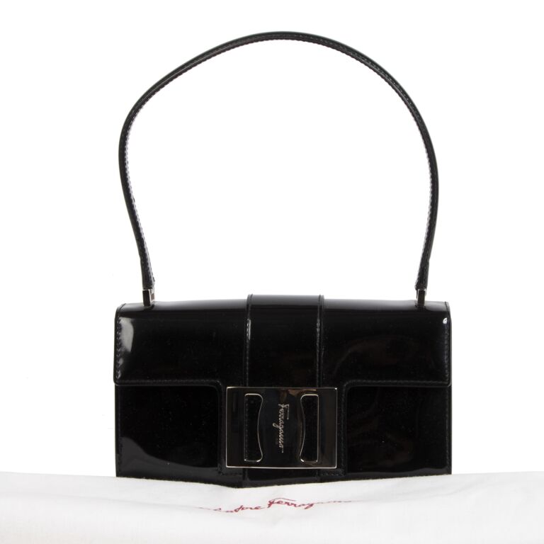 Ferragamo patent leather bag outlet
