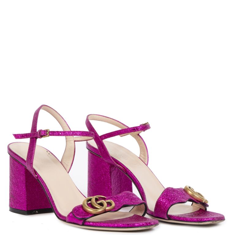 Purple gucci heels on sale