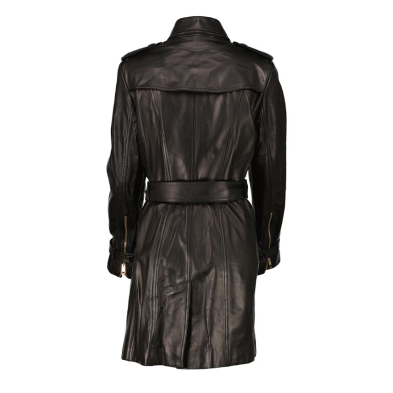 Burberry lambskin trench sale