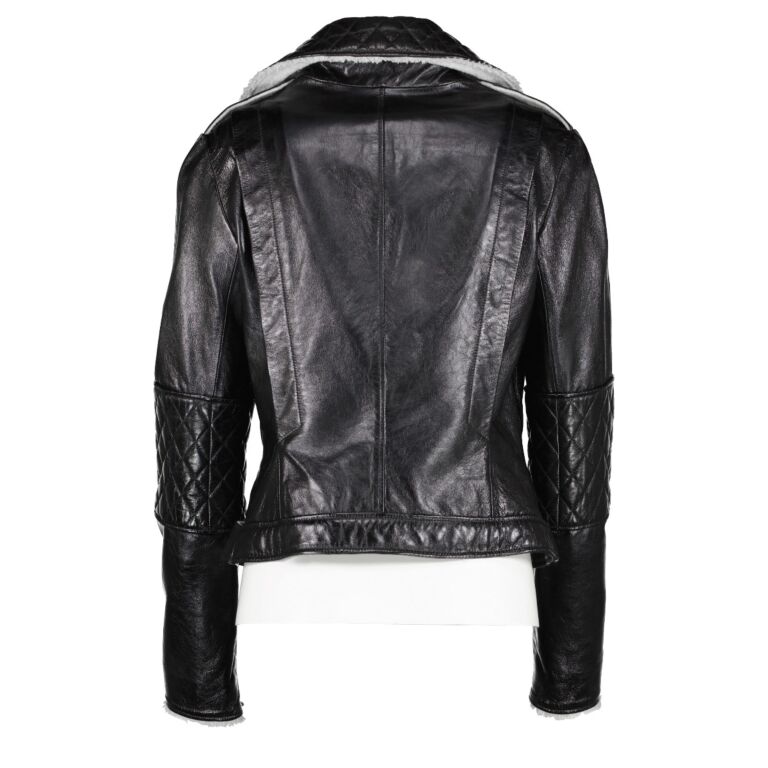 Chanel Black Leather Jacket - Size FR 38 ○ Labellov ○ Buy and