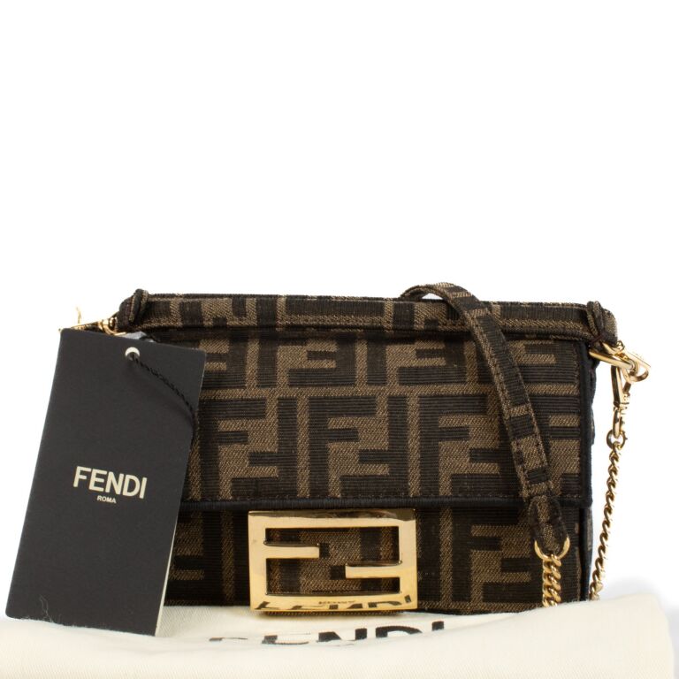 Fendi FF Baguette Mini Bag Labellov Buy and Sell Authentic Luxury
