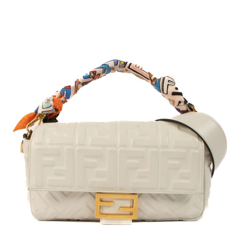 Fendi white shoulder bag outlet