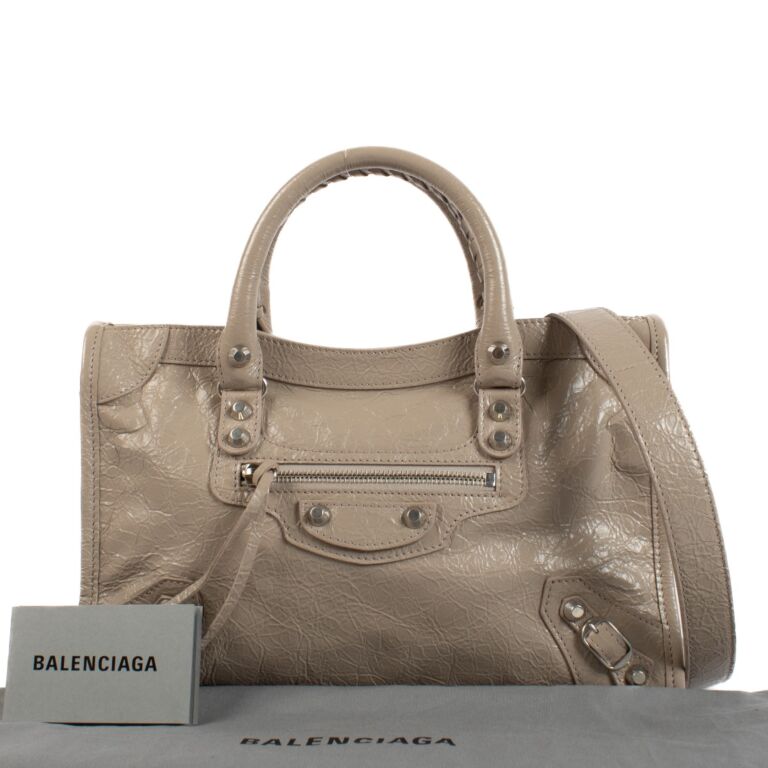 Balenciaga beige city bag best sale