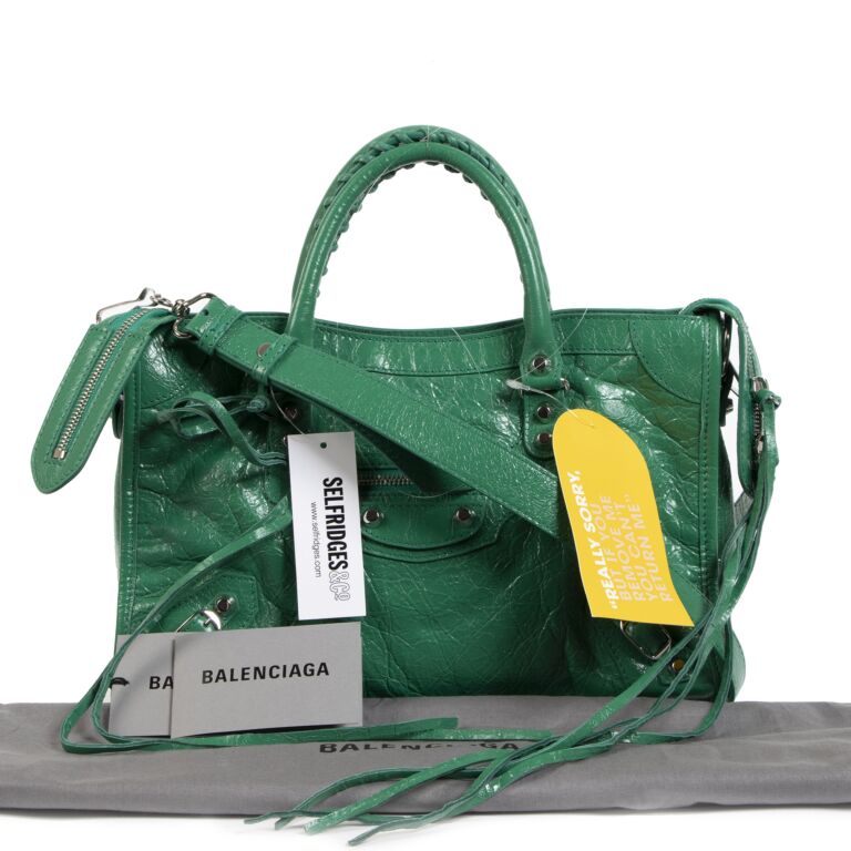 Lover og forskrifter civile gæld Balenciaga Classic City S Magic Green Bag ○ Labellov ○ Buy and Sell  Authentic Luxury