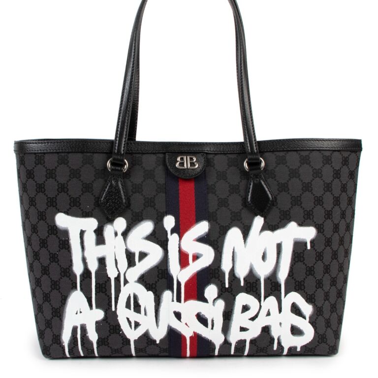 Balenciaga graffiti sales tote bag