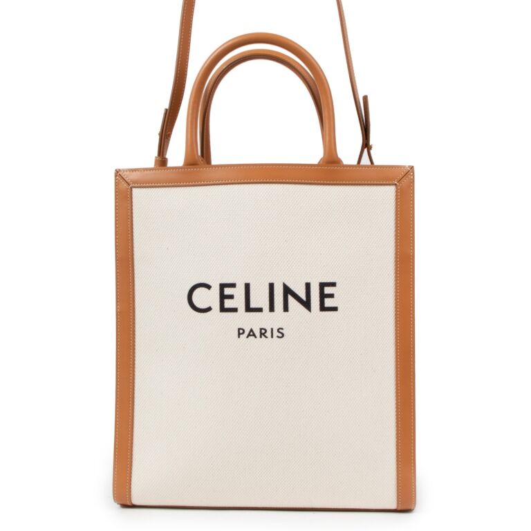 Celine Tan Small Vertical Cabas Labellov Buy and Sell