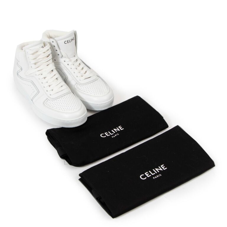 Celine CT-01 Z Leather High-Top Sneakers ○ Labellov ○ Buy