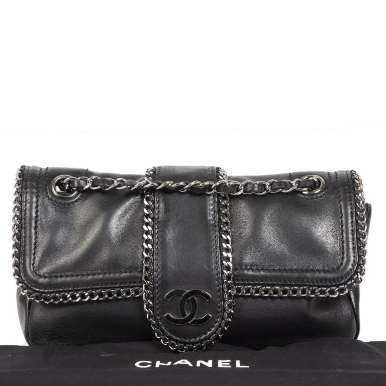 Chanel Black Leather Medium Madison Flap Bag Labellov Buy