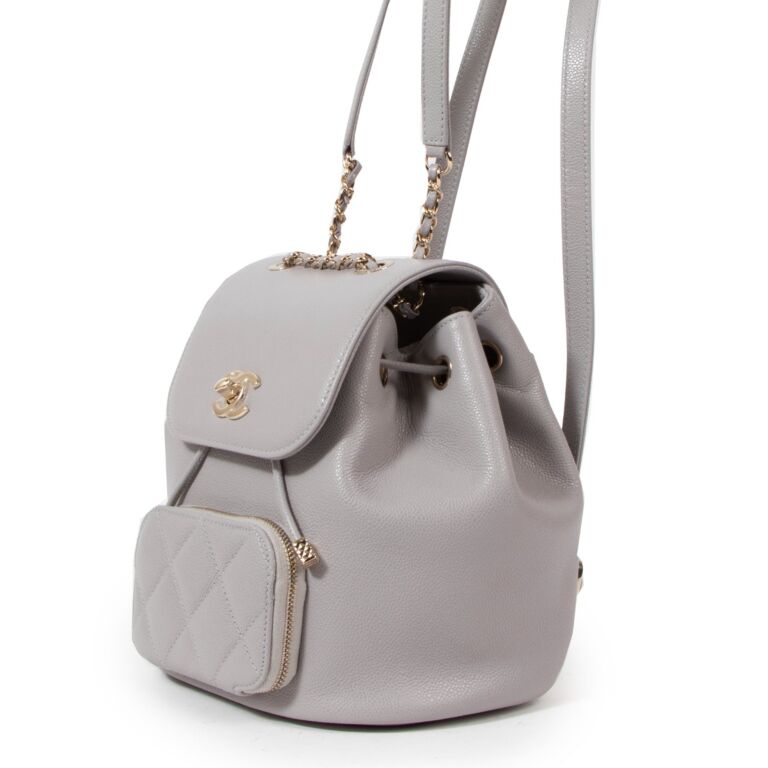 Chanel backpack grey hotsell
