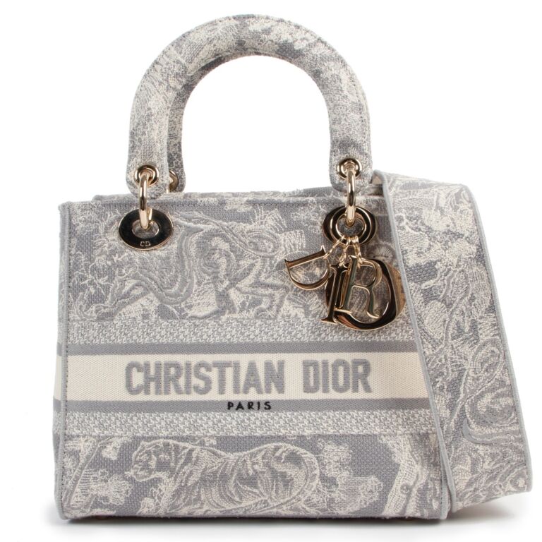 Lady dior bag grey shop