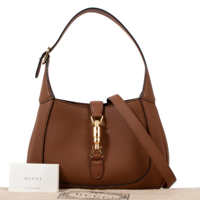 Gucci handbag brown hot sale