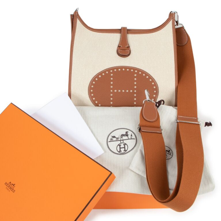 Hermes evelyne canvas deals