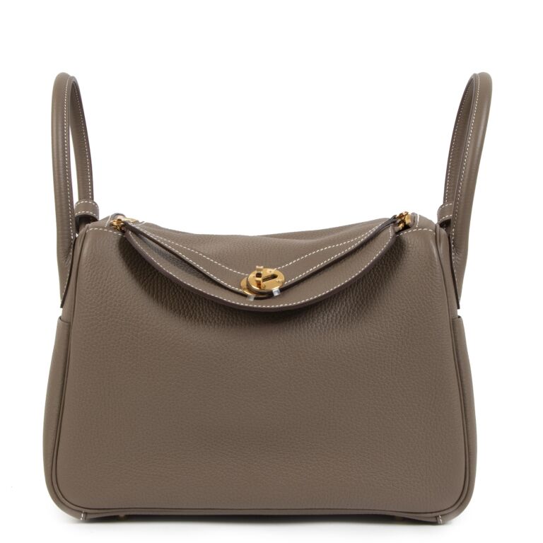 Herm s Lindy 30 Etoupe GHW Labellov Buy and Sell Authentic