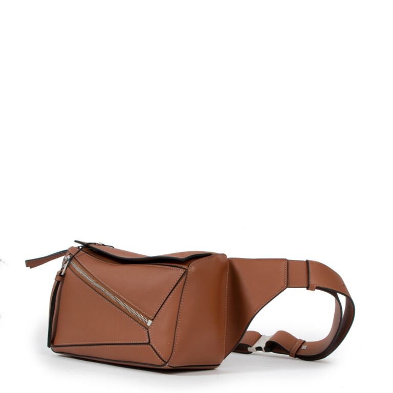 Loewe Small Puzzle Bumbag Tan Classic Calfskin Labellov Buy