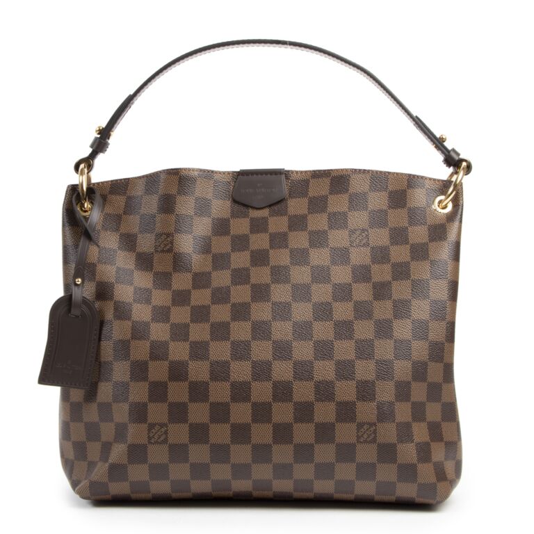 LOUIS VUITTON Damier Ebene Cabas Rivington Shoulder Bag