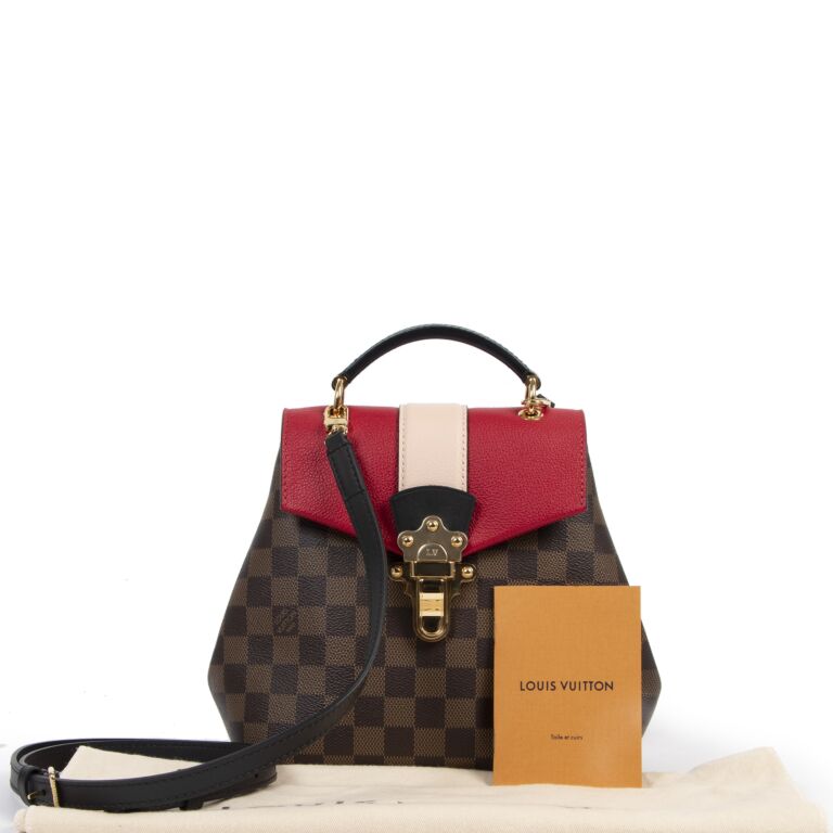 Louis Vuitton Clapton Scarlet Backpack Damier Ebene – The House Of Great  Deals