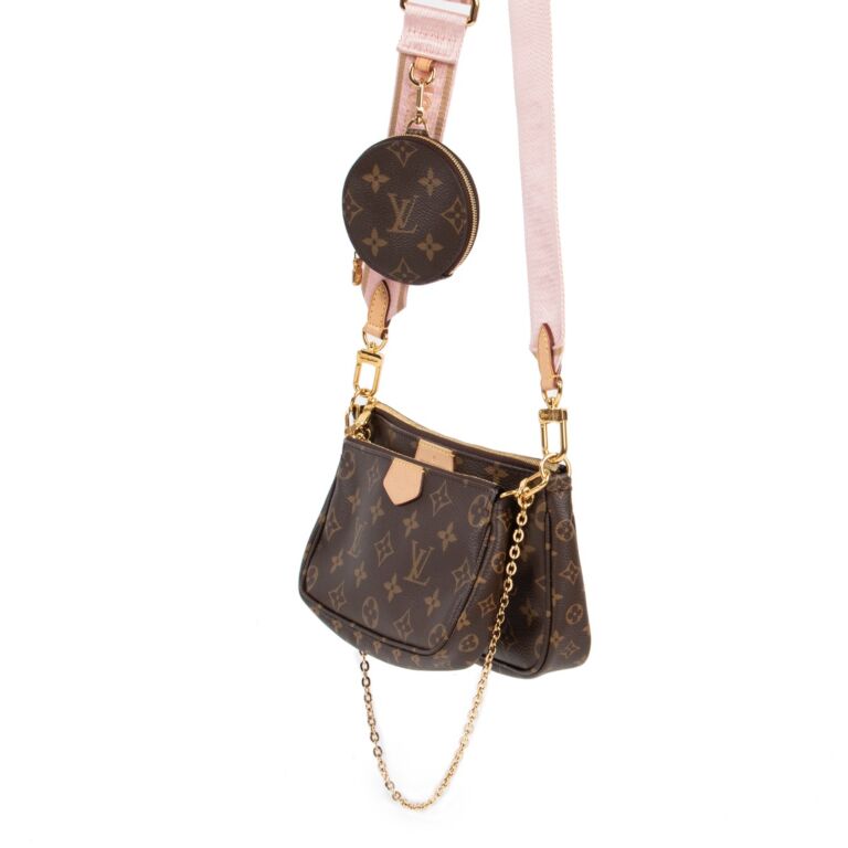 Louis Vuitton LV Multi Pochette Accessoires Crossbody Bag. 3 Bags In 1.