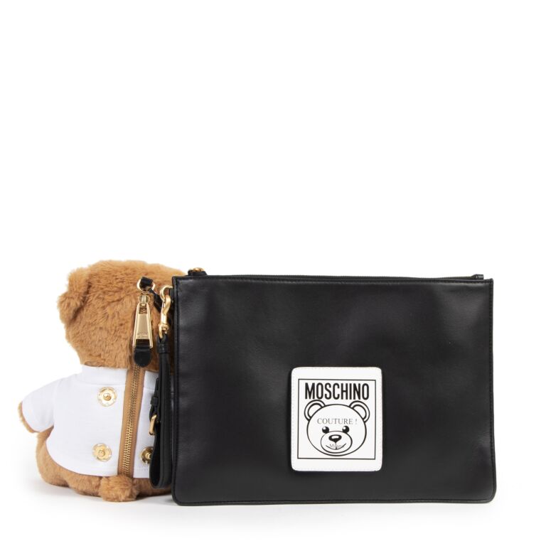 Moschino teddy clutch hot sale