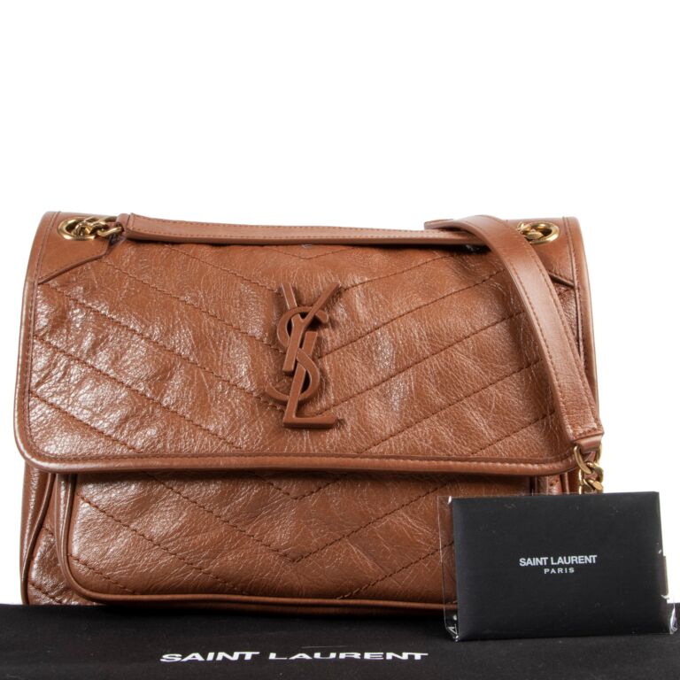 バッグ・カバンその他 SAINT LAURENT CAMEL LEATHER LARGE NIKI BAG Niki leather crossbody bag Saint Laurent Camel in Leather