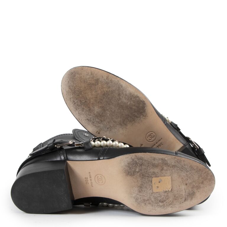 Chanel pearl ankle boots best sale