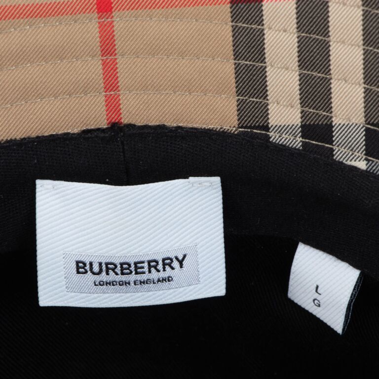 burberryヴィンテージチェック テクニカルコットン バケット Burberry ヴィンテージチェックテクニカルコットンバケットハット