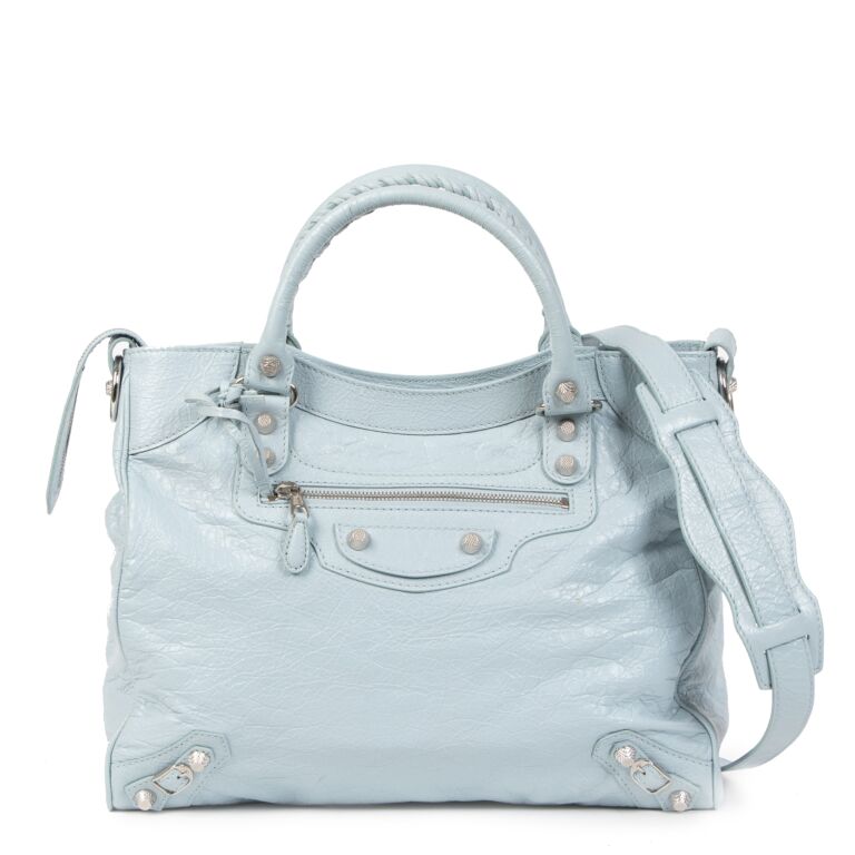 Balenciaga Baby Blue Velo Bag ○ Labellov ○ Buy and Sell Luxury