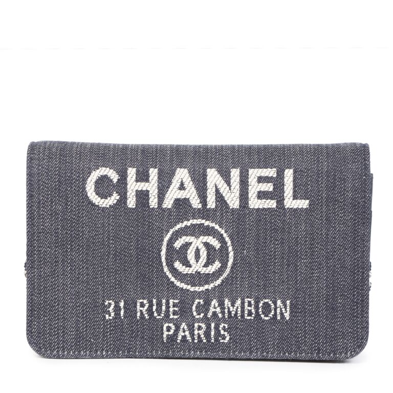 Chanel Denim 31 Rue Cambon Wallet On A Chain ○ Labellov ○ Buy