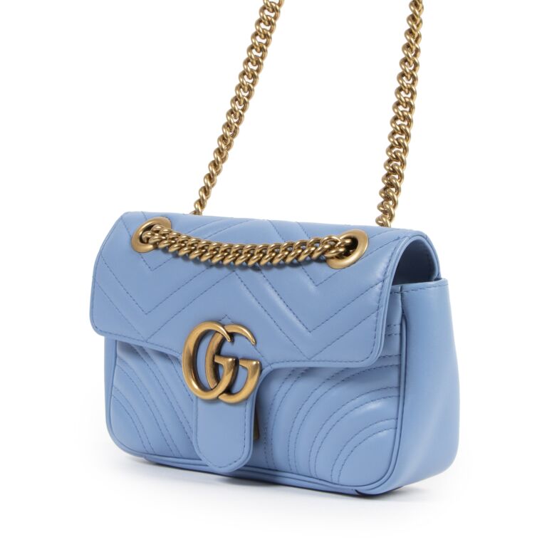 Light blue gucci purse shop