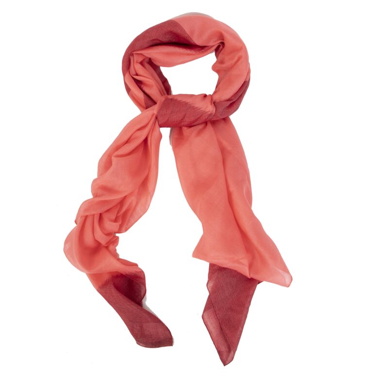 Hermès Orange Cashmere Wrap Scarf Labellov Buy and Sell Authentic Luxury