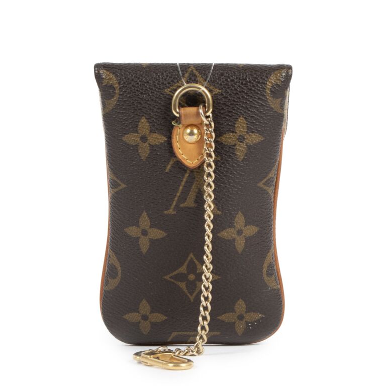 Louise Phone Holder Monogram Canvas and Silicone