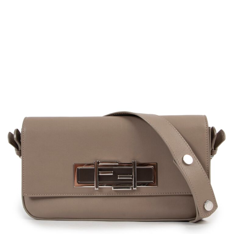 Fendi Taupe 3 Baguette Shoulder Bag Labellov Buy and Sell Authentic Luxury