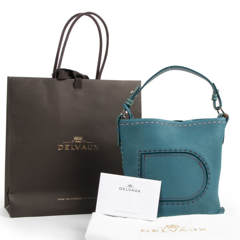 Delvaux Peacock Le Pin Mini Bucket Bag ○ Labellov ○ Buy and Sell