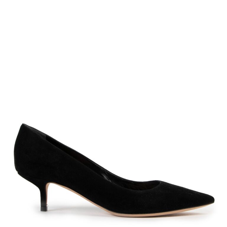 Christian Dior Black Kitten Heels Size 37 Labellov Buy and