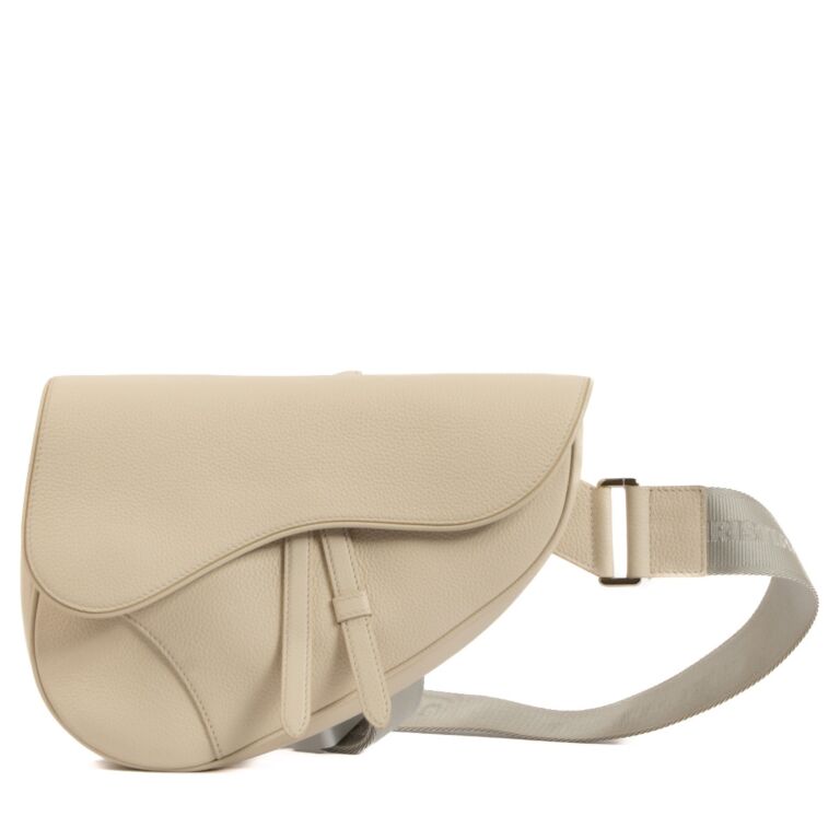 Christian Dior Beige Saddle Bag Labellov Buy and Sell Authentic Luxury