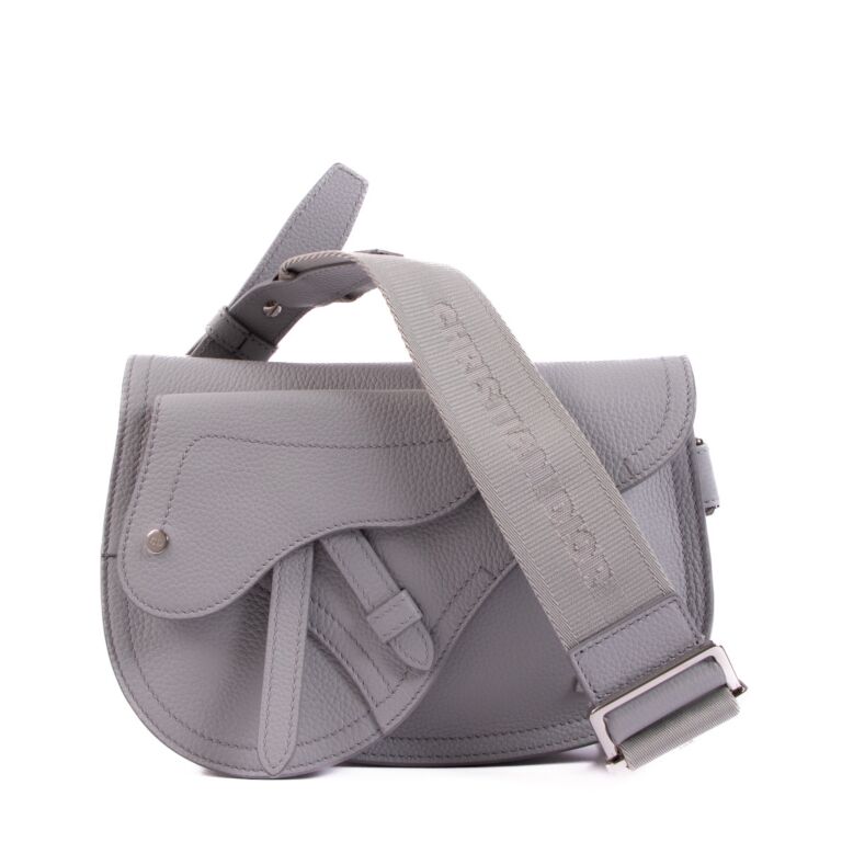 Dior saddle grey cheap