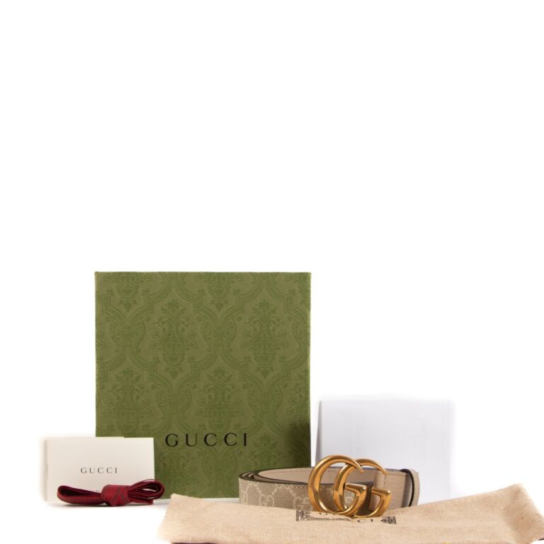 Gucci belt store box and bag