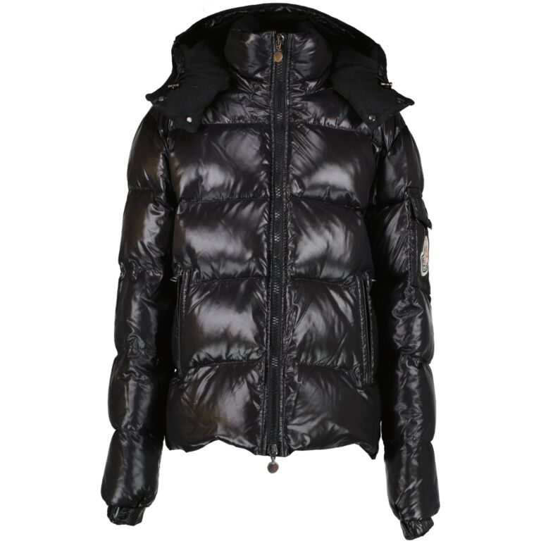 Moncler Black Himalaya Down Puffer Jacket Size 2 Labellov