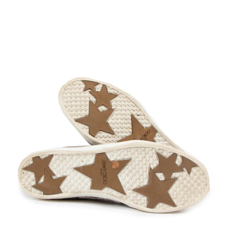 Jimmy choo snake print trainers new arrivals