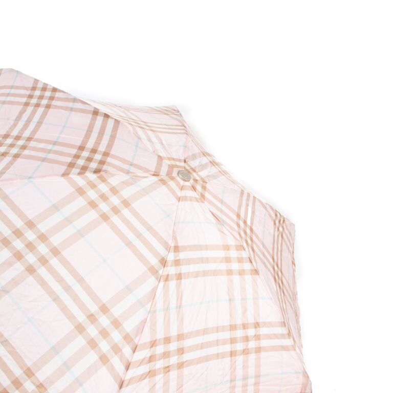 Burberry umbrella clearance pink