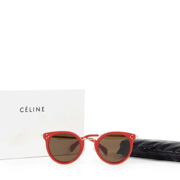 Celine new arrivals red glasses